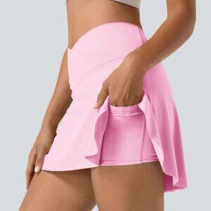 Halara 2-in-1 Side Pocket Cool Touch Mini Tennis Skirt-Lucid-UPF50+